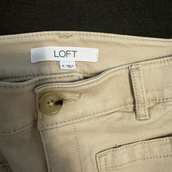 Loft Palmer Wide Leg Pant Twill - Picture 2 of 6